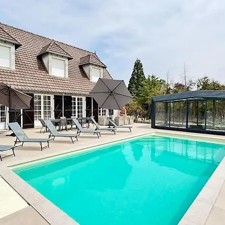 Cesar - Padel Prive, Piscine Chauffee, Maison Climatisee - 1h10 De Paris *